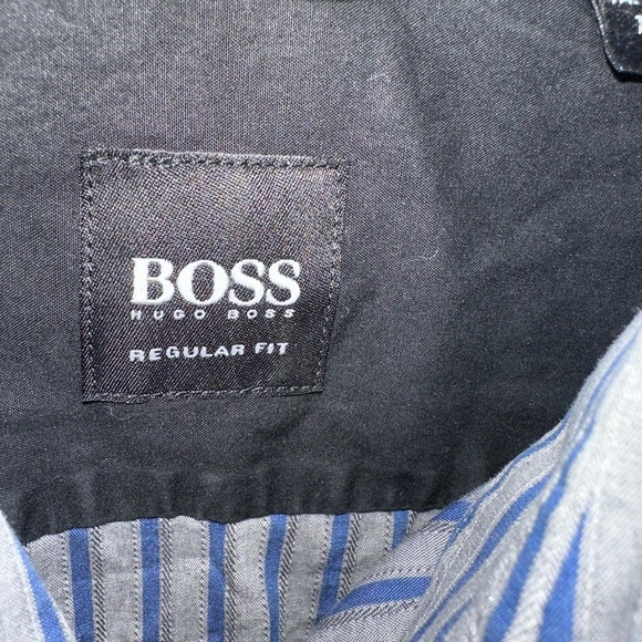 BOSS Men’s Button Down Shirt Size Medium Long Sleeve - Picture 3 of 3